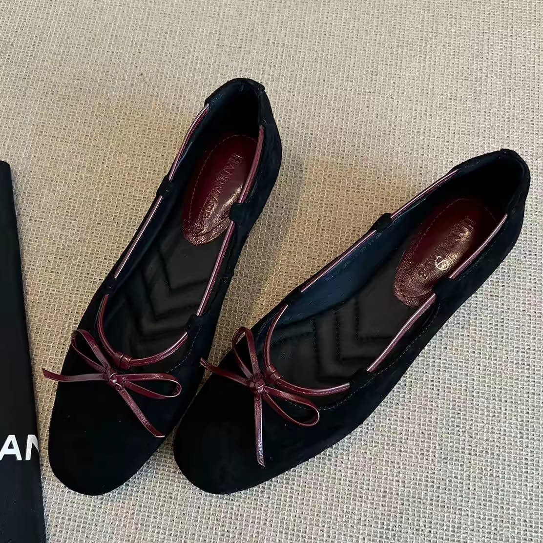Elegant Leather Ballet Flats - Image 6