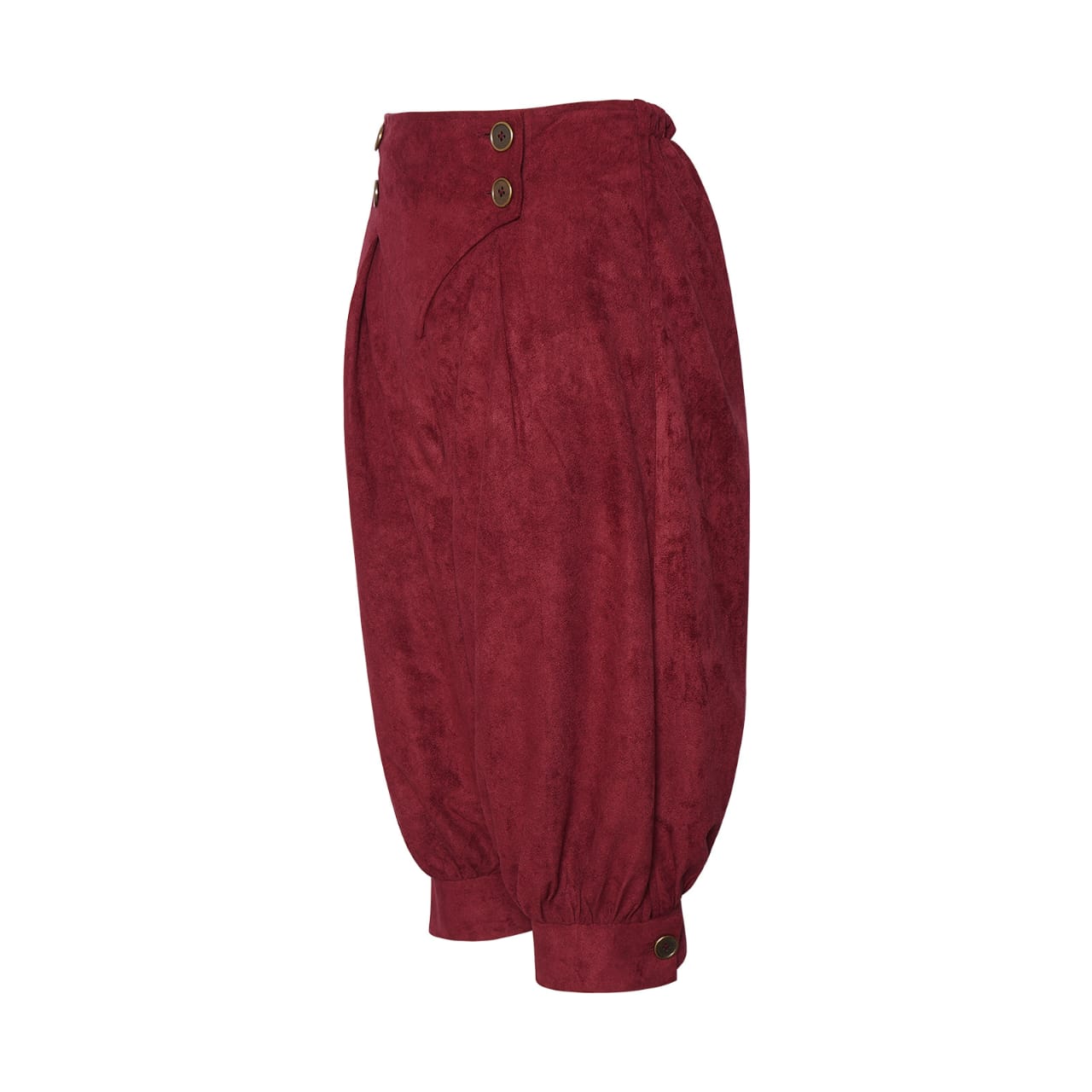 Vintage High-Waisted Faux-Suede Bloomers - Image 11